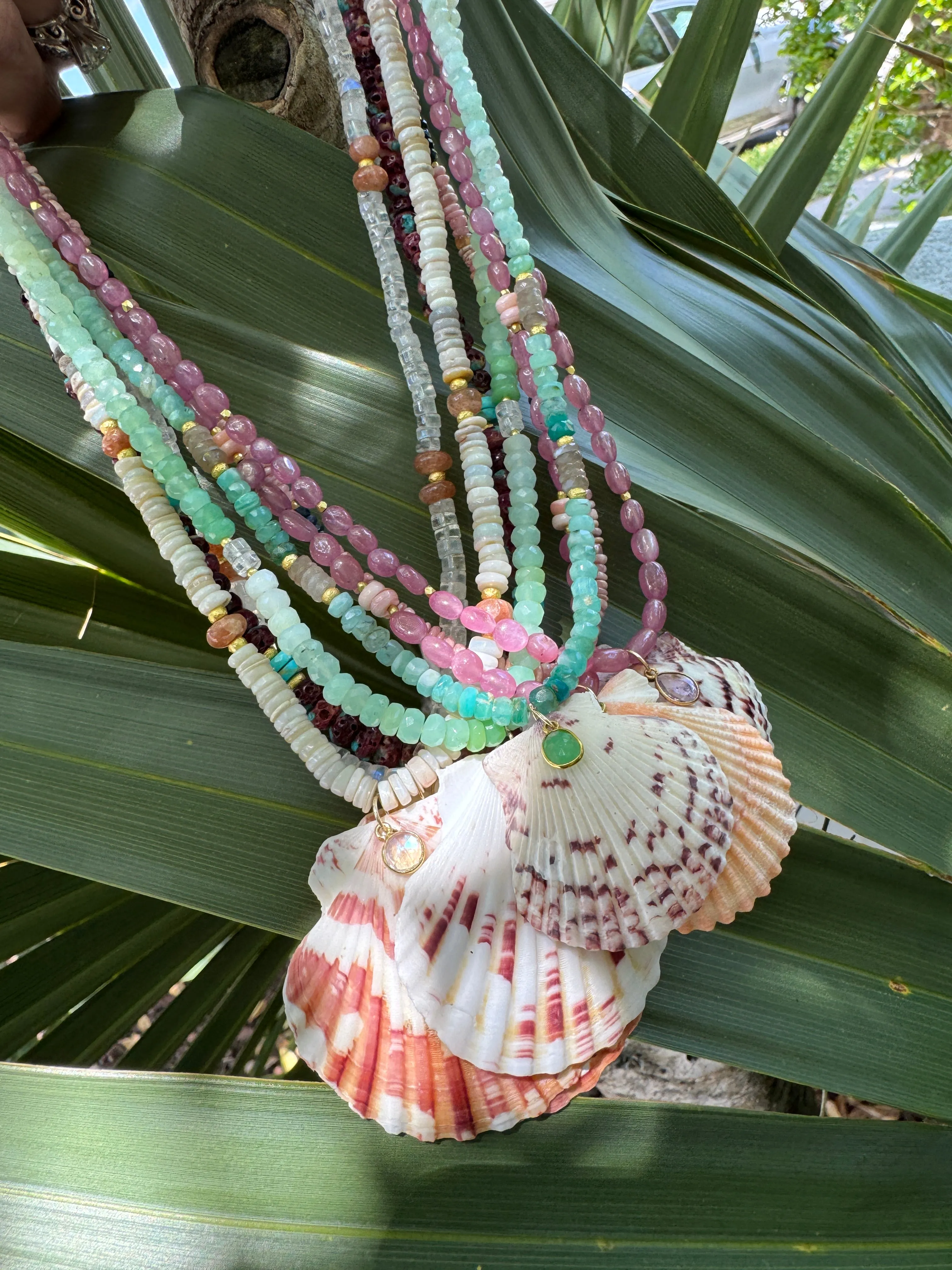 MISC shell necklace sold by Theodosia