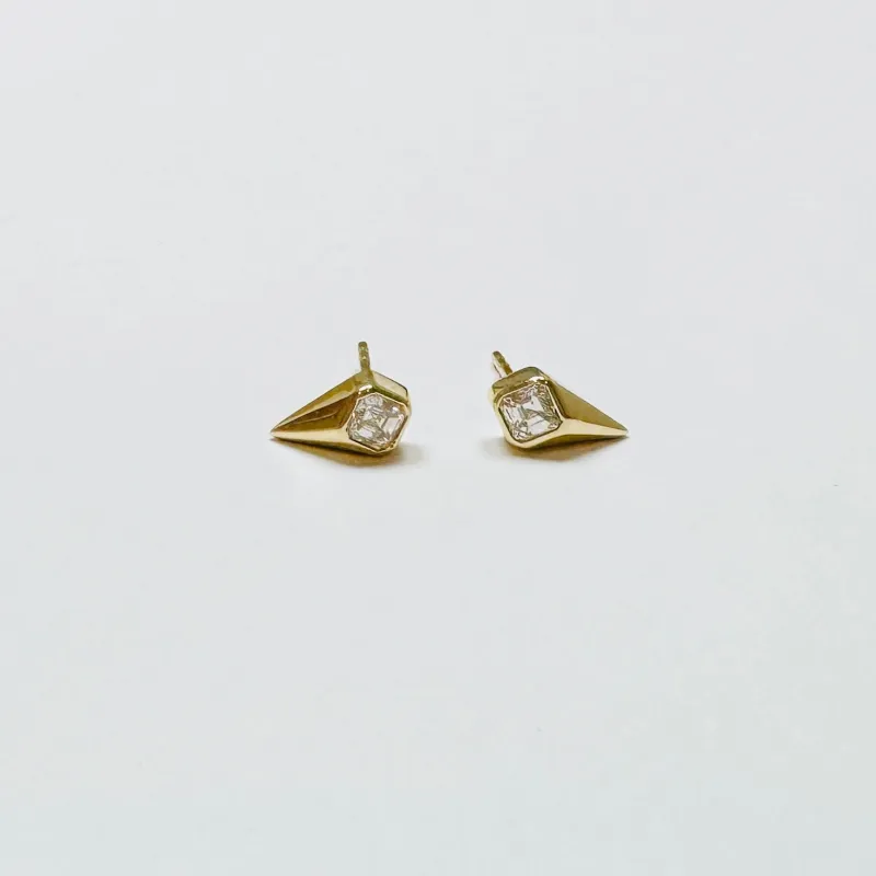 diamond spike studs sold by Theodosia