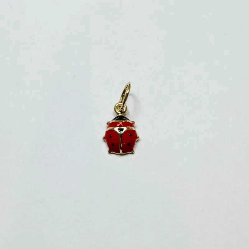 enamel ladybug pendant sold by Theodosia