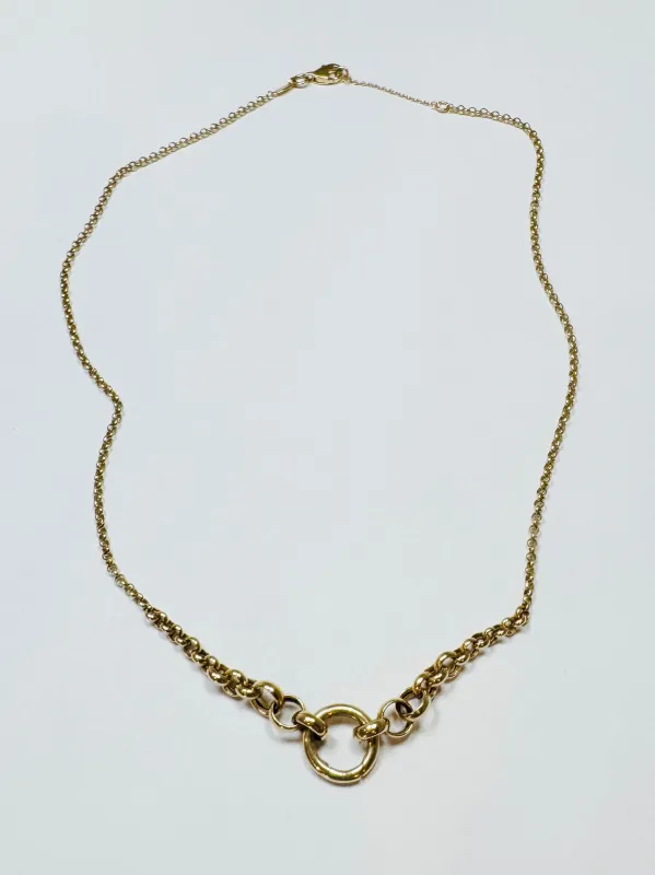 14k gold connector chain sold by Theodosia