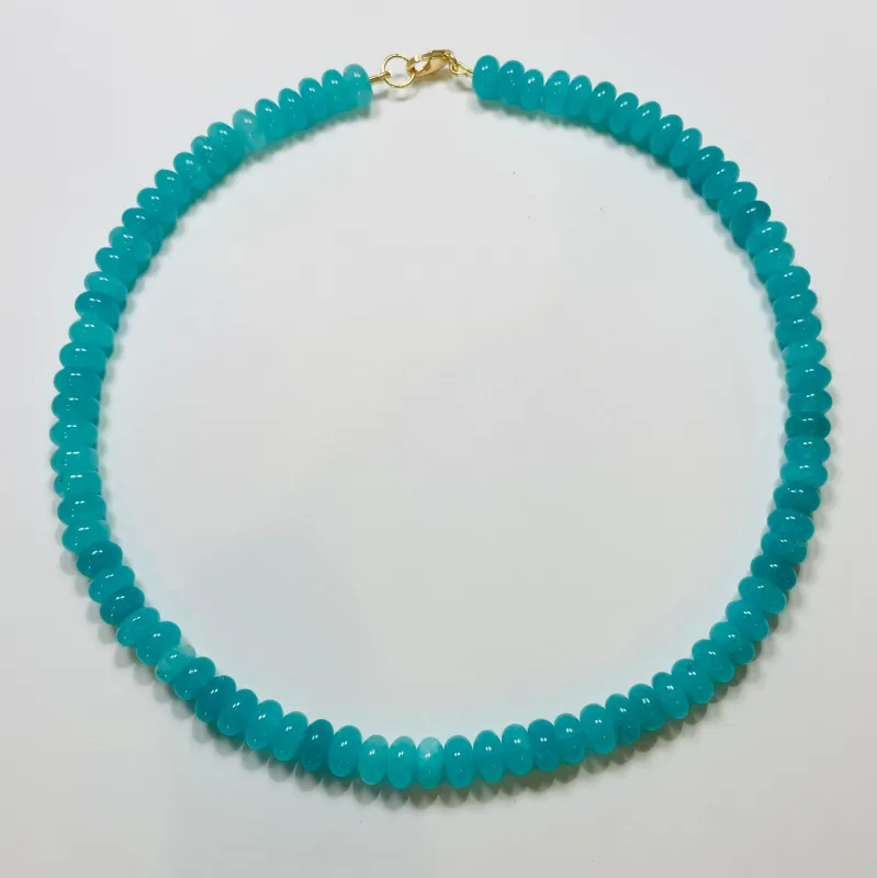 island blue candy necklace sold by Theodosia