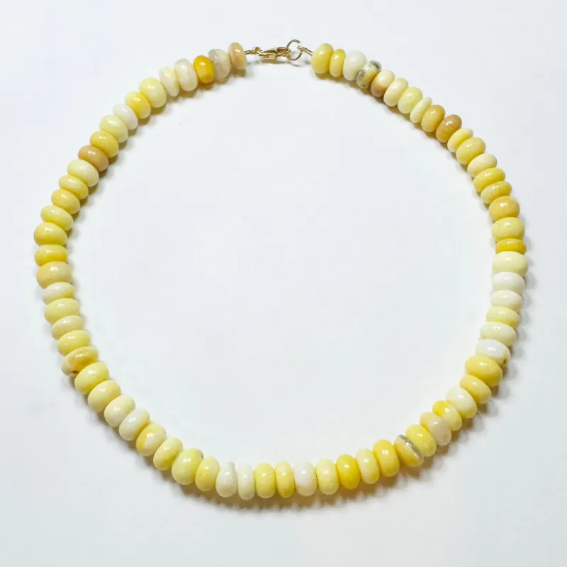 lemon sorbet candy necklace sold by Theodosia