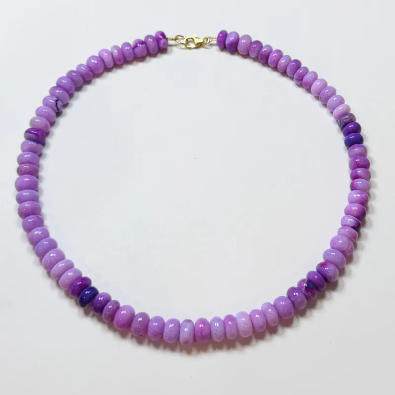 Wildberry lavender sorbet candy necklace sold by Theodosia