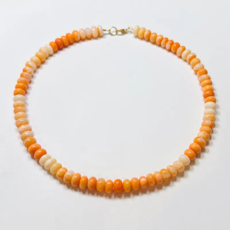 orange sorbet candy necklace sold by Theodosia