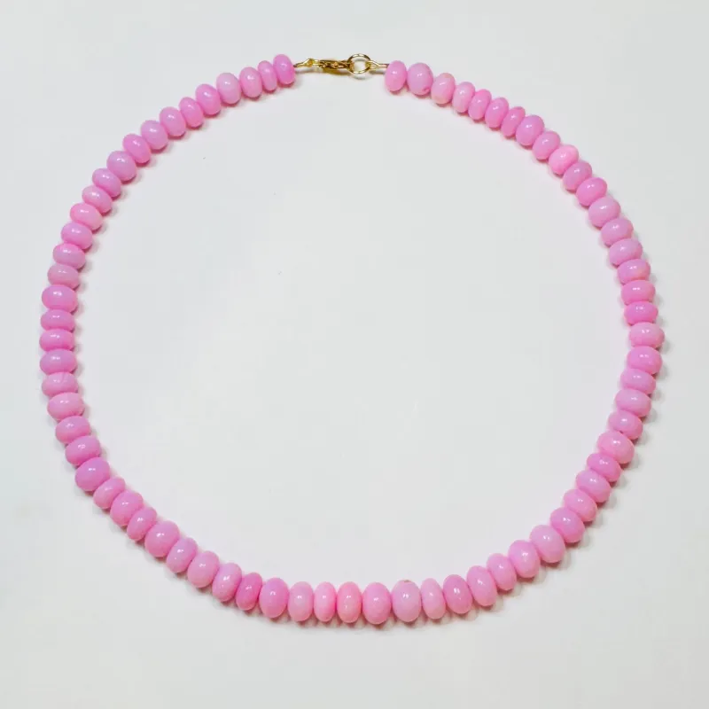 guava sorbet candy necklace sold by Theodosia