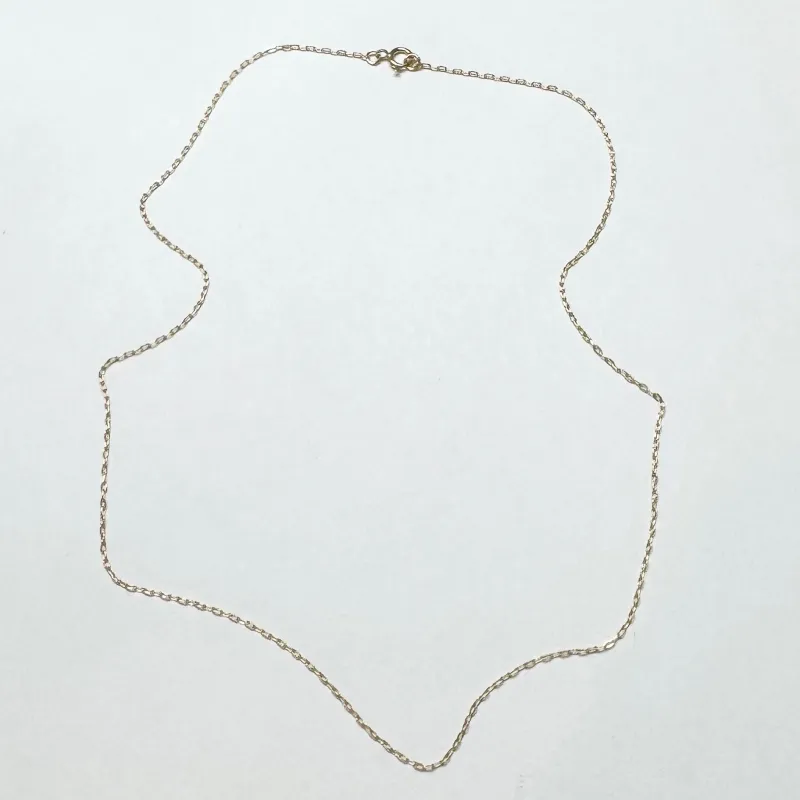 classic elon cable chain, 14k gold 16 inches made by Theodosia