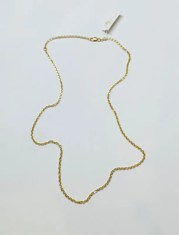 mirror cut chain, 14 kt gold sold by Theodosia