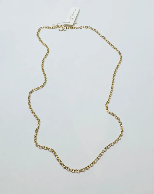 small rolo chain, 14 kt gold sold by Theodosia
