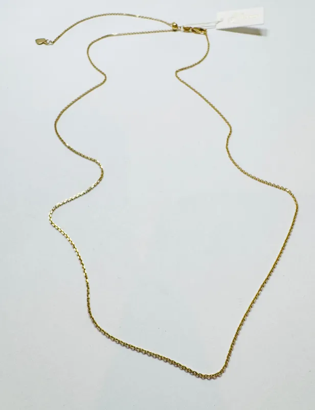 14 kt gold pulley chain sold by Theodosia