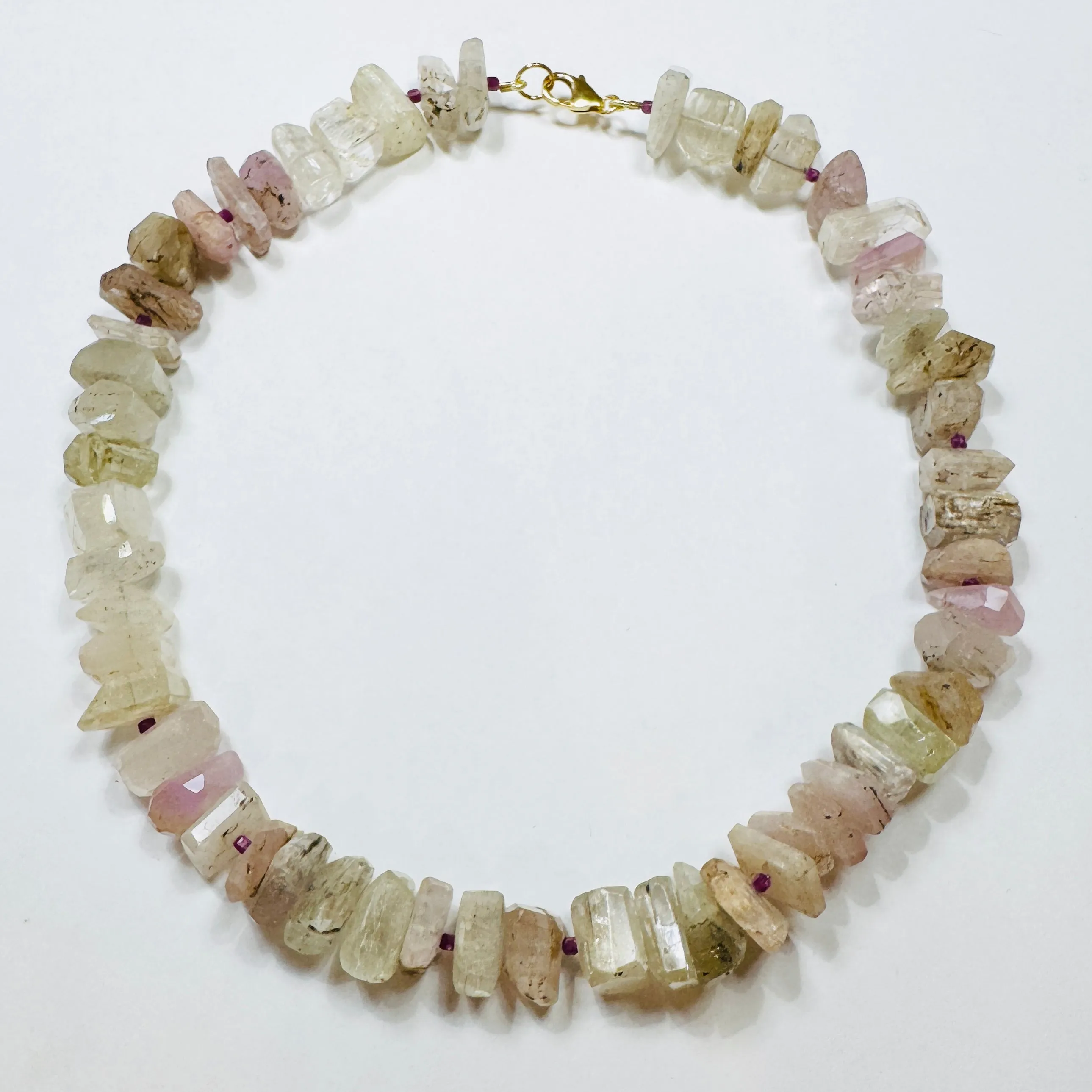 kyanite statement necklace sold by Theodosia