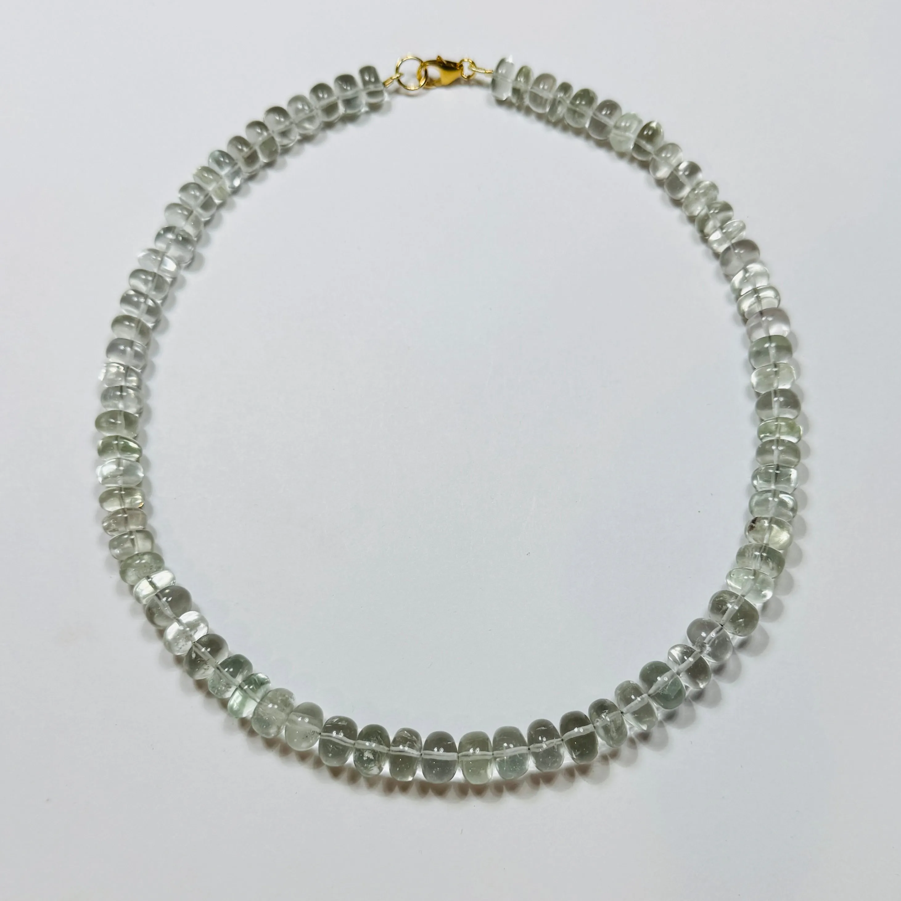 green amethyst candy necklace sold by Theodosia
