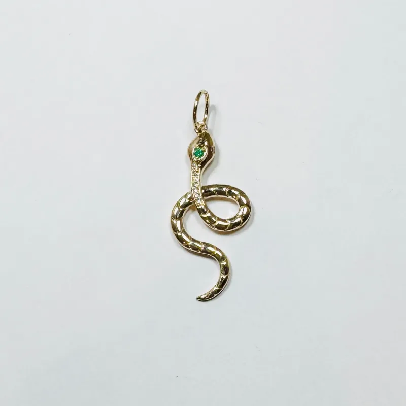 diamond snake pendant made by Theodosia