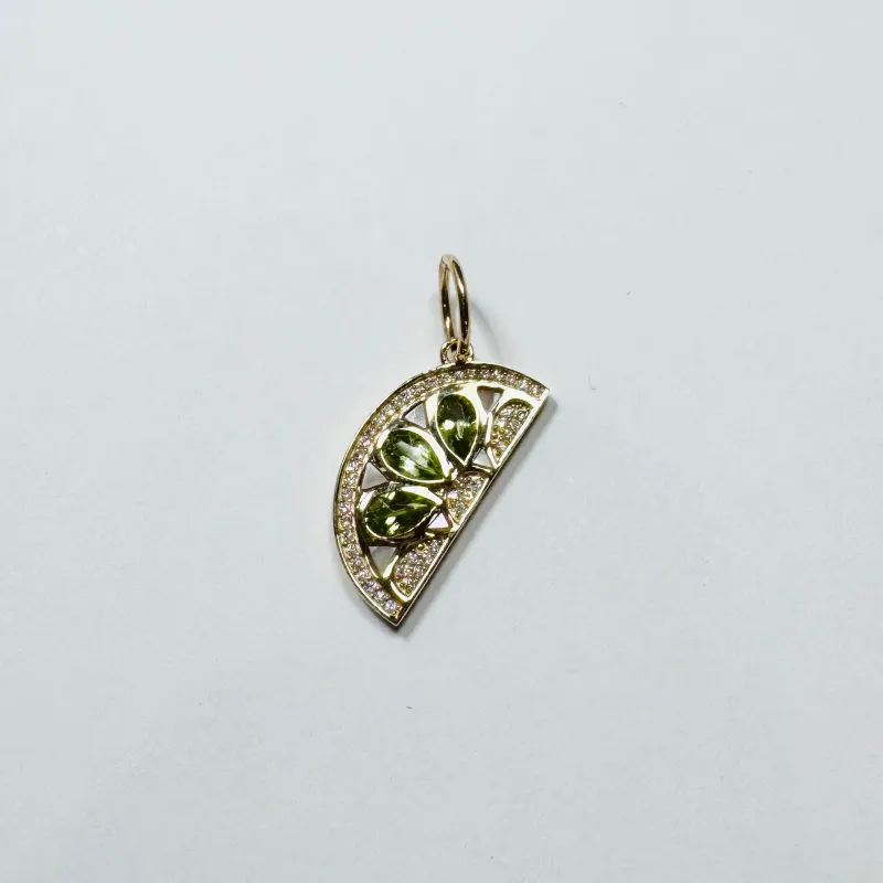 lime pendant made by Theodosia