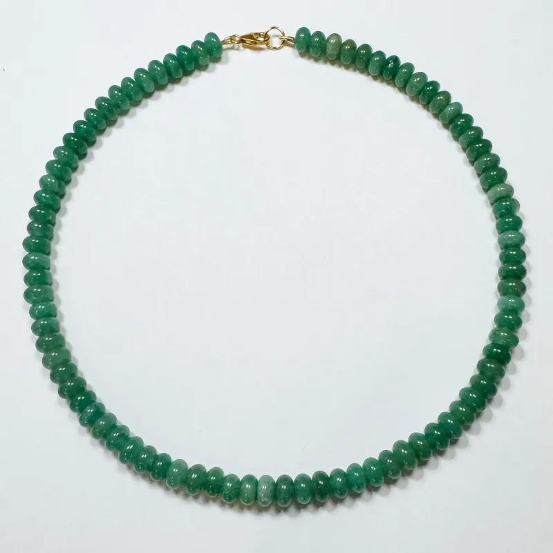 moss green candy necklace sold by Theodosia