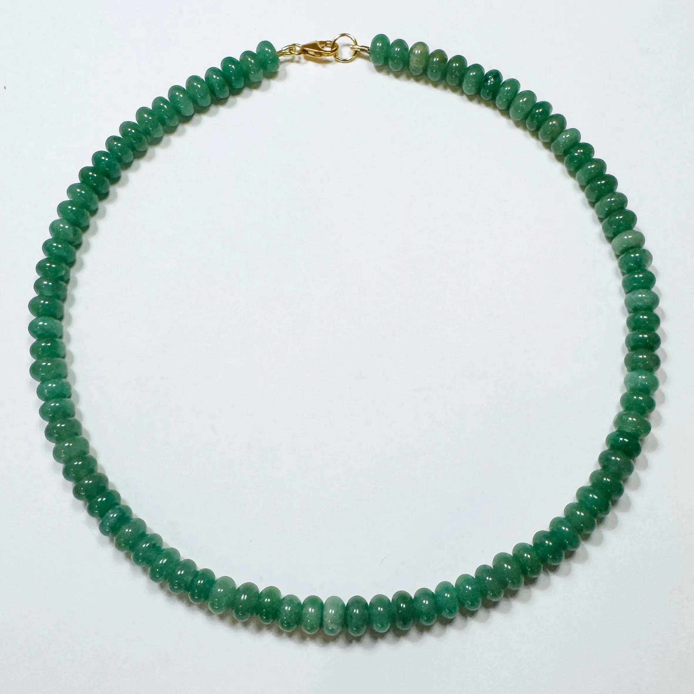 moss green candy necklace sold by Theodosia