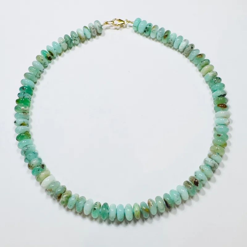 mint chocolate chip candy necklace sold by Theodosia