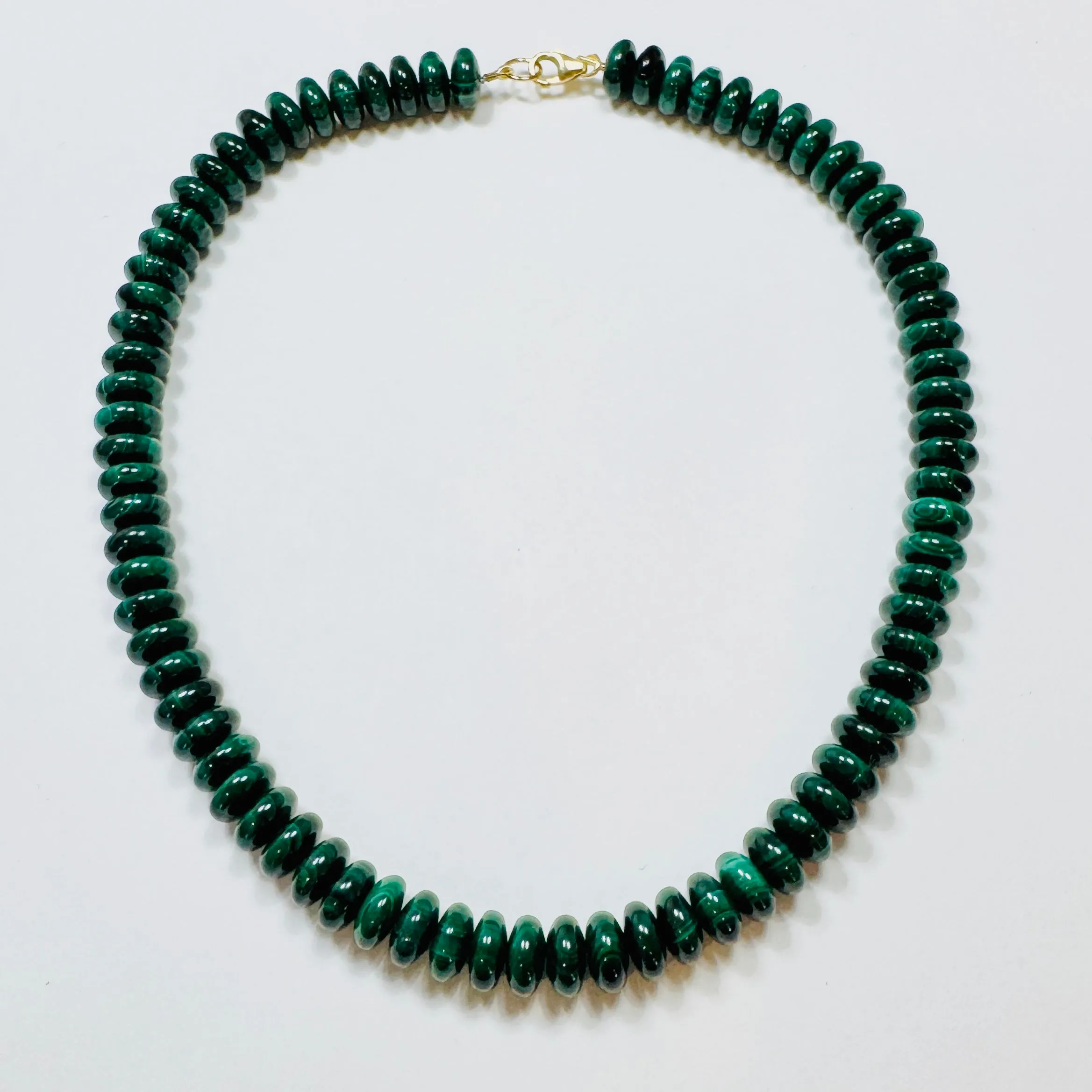 malachite candy necklace sold by Theodosia