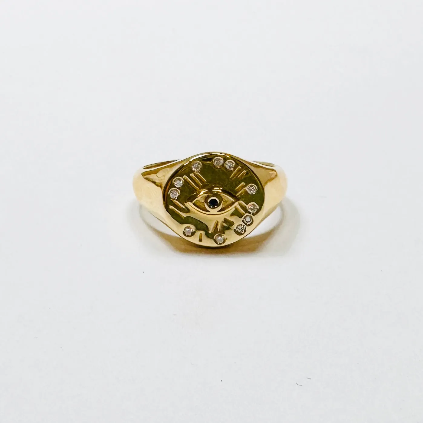 evil eye ring sold by Theodosia