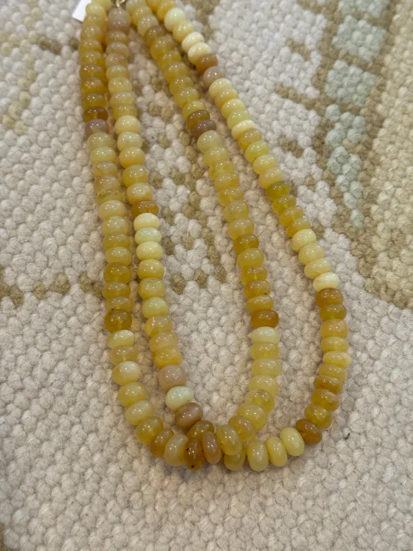 yellow shaded opal candy necklace sold by Theodosia