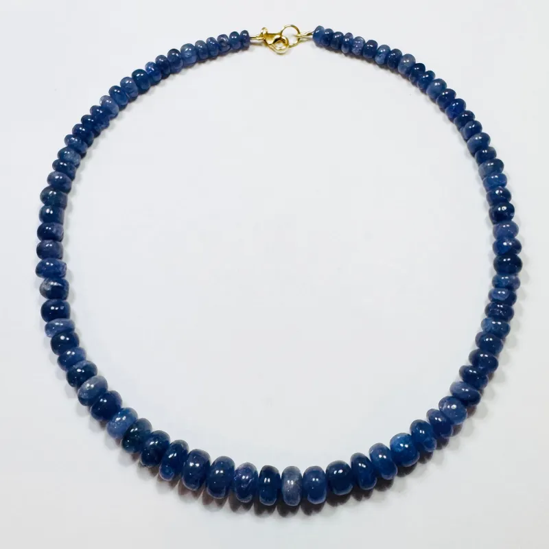 tanzanite candy necklace sold by Theodosia