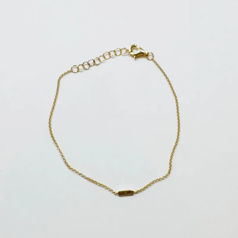 mini bar bracelet sold by Theodosia