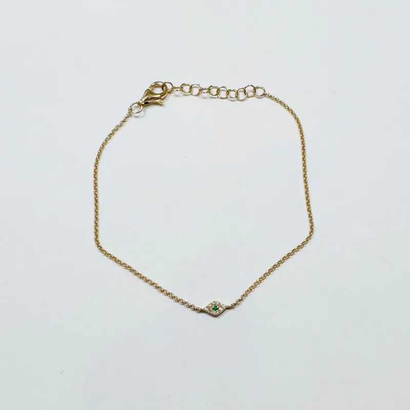small evil eye bracelet sold by Theodosia
