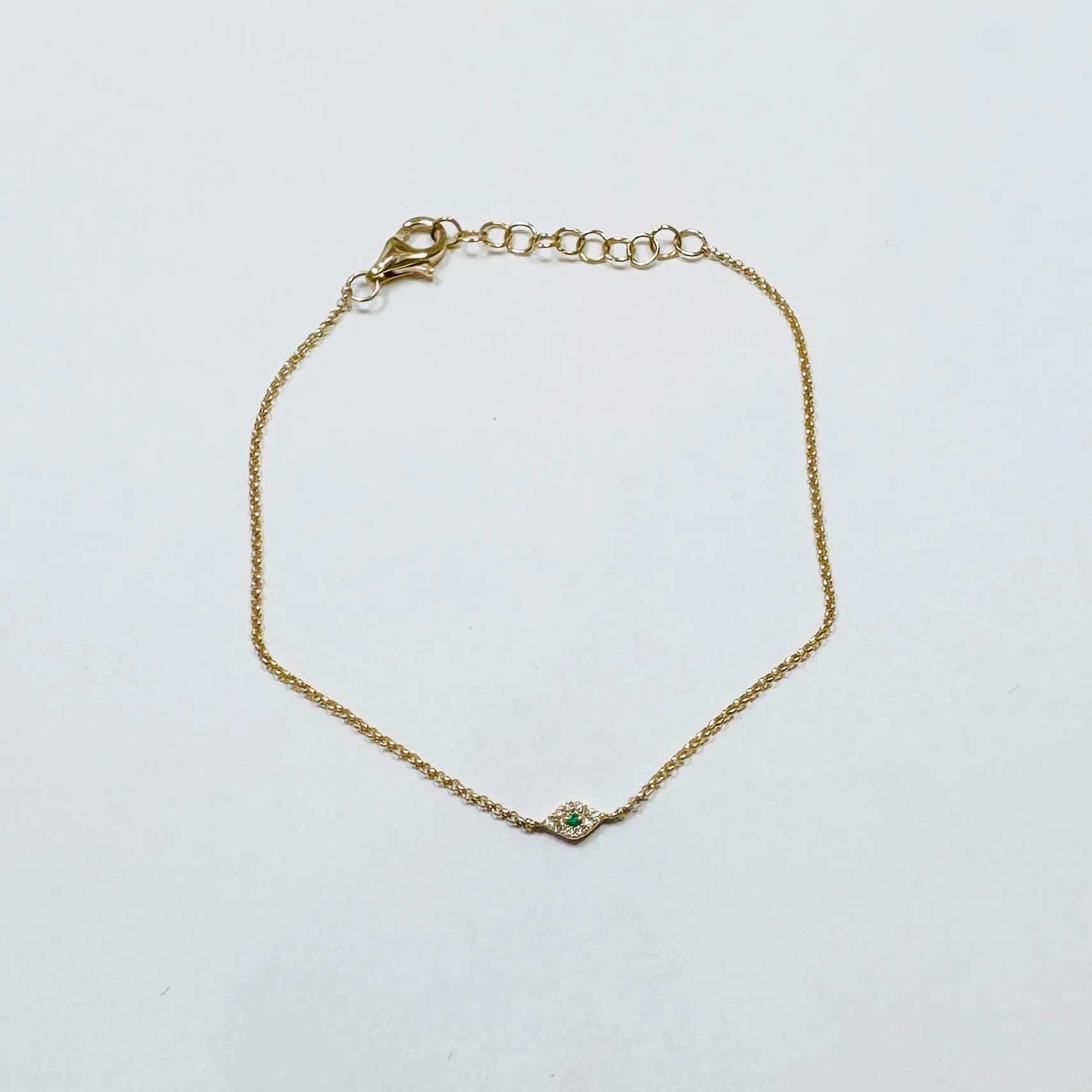 small evil eye bracelet sold by Theodosia