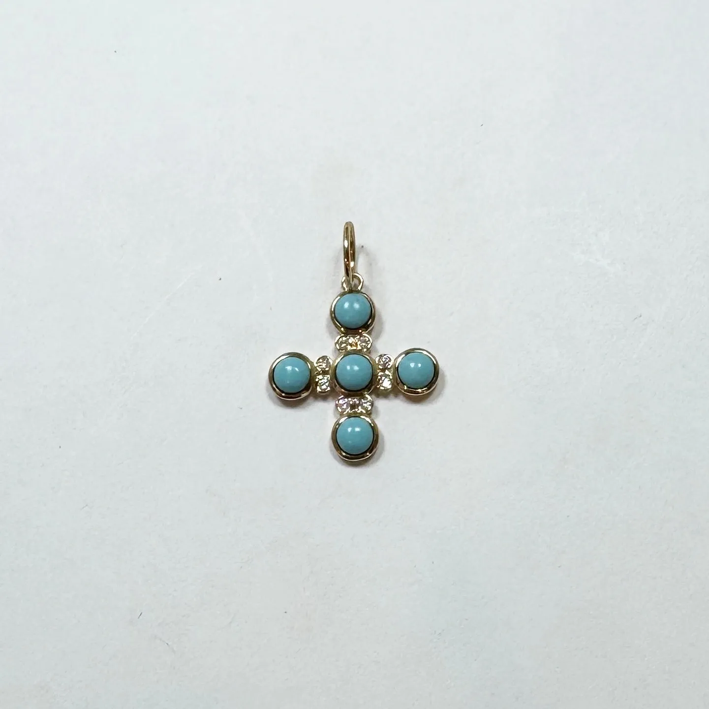 turquoise plus pendant sold by Theodosia