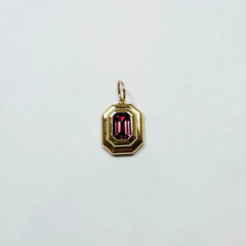 stepped tourmaline pendant sold by Theodosia