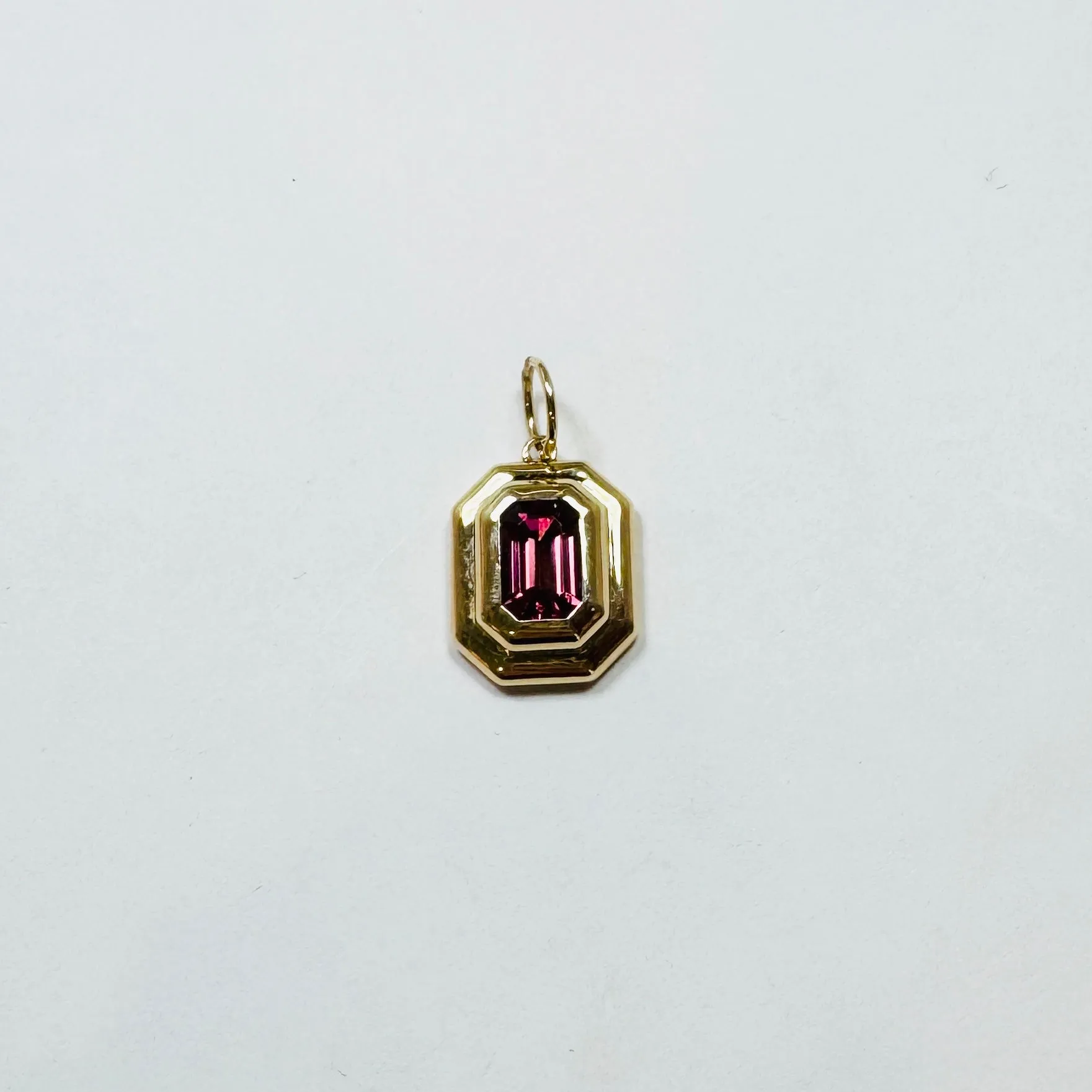 stepped tourmaline pendant sold by Theodosia