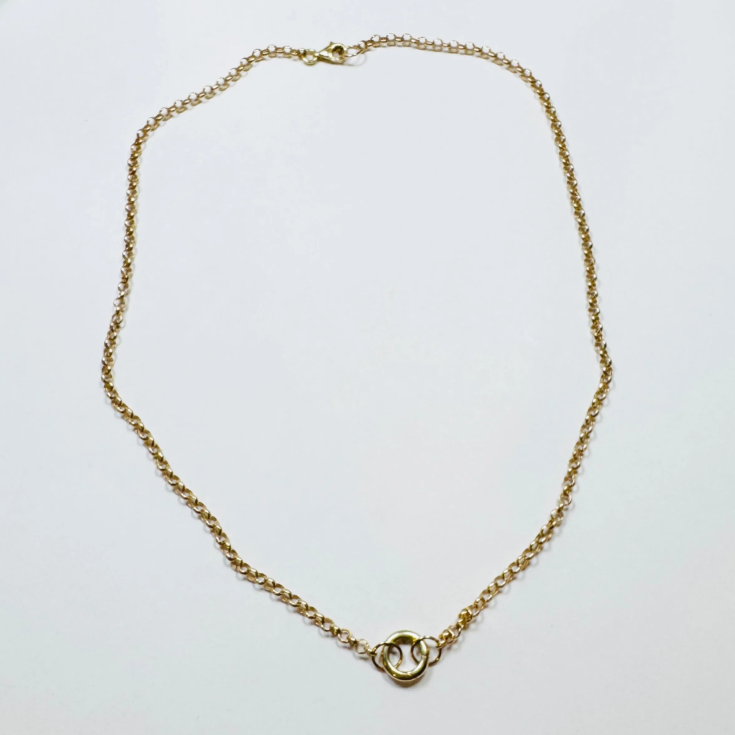 rolo connector chain sold by Theodosia