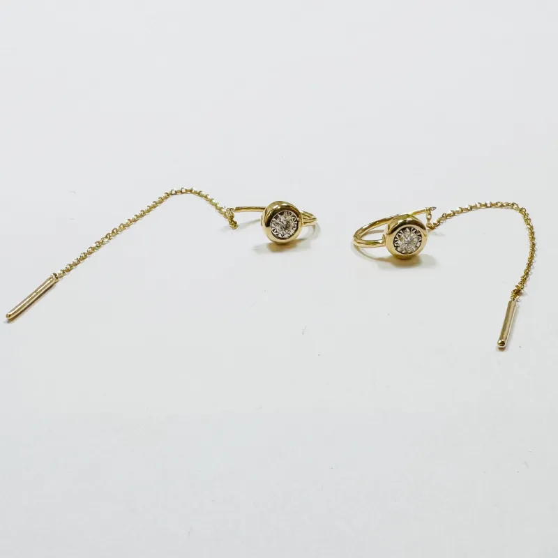 bezel diamond threader sold by Theodosia