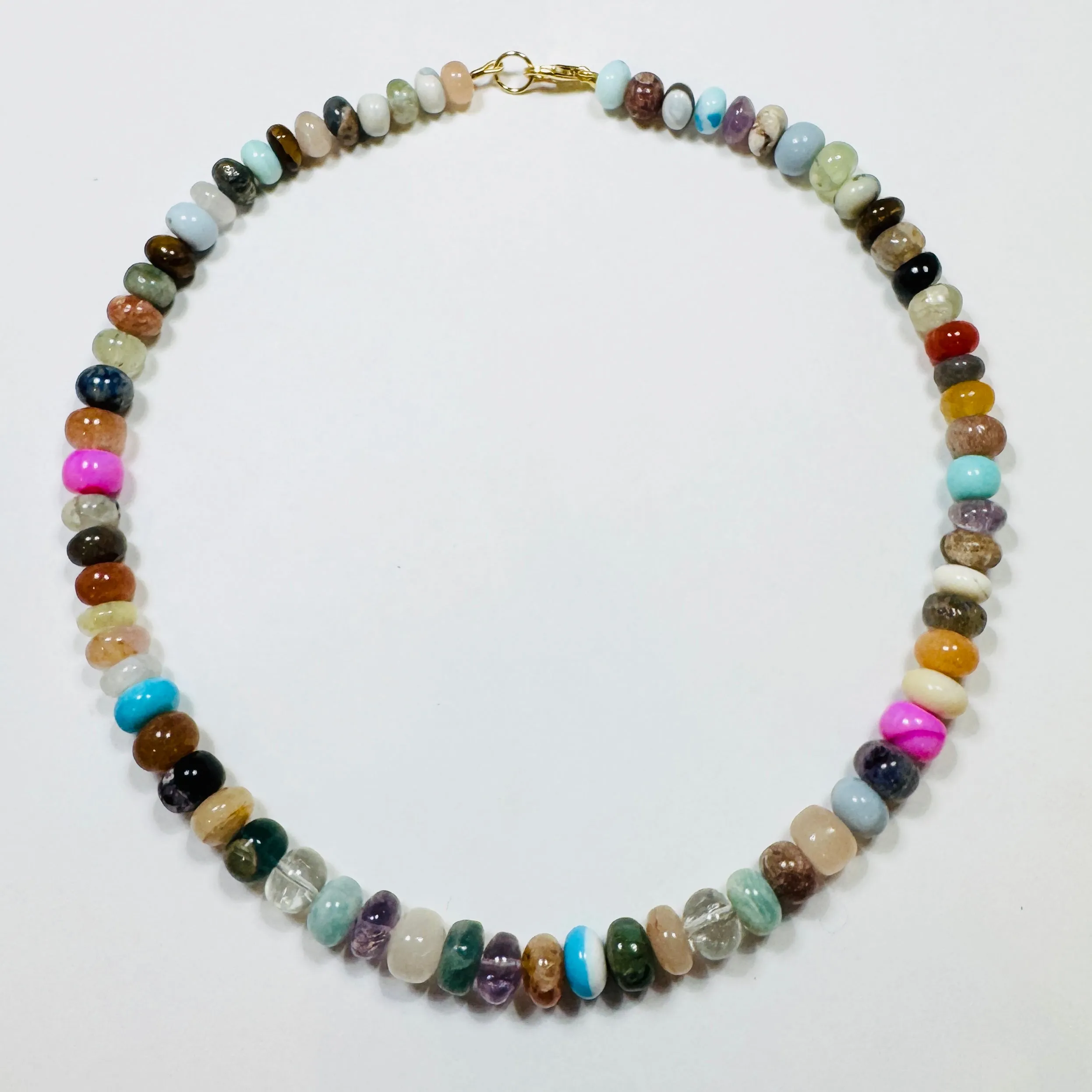 multi-stone candy necklace sold by Theodosia