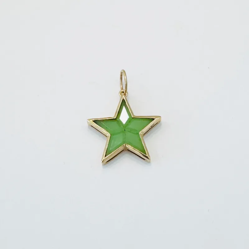 chrysoprase star pendant sold by Theodosia