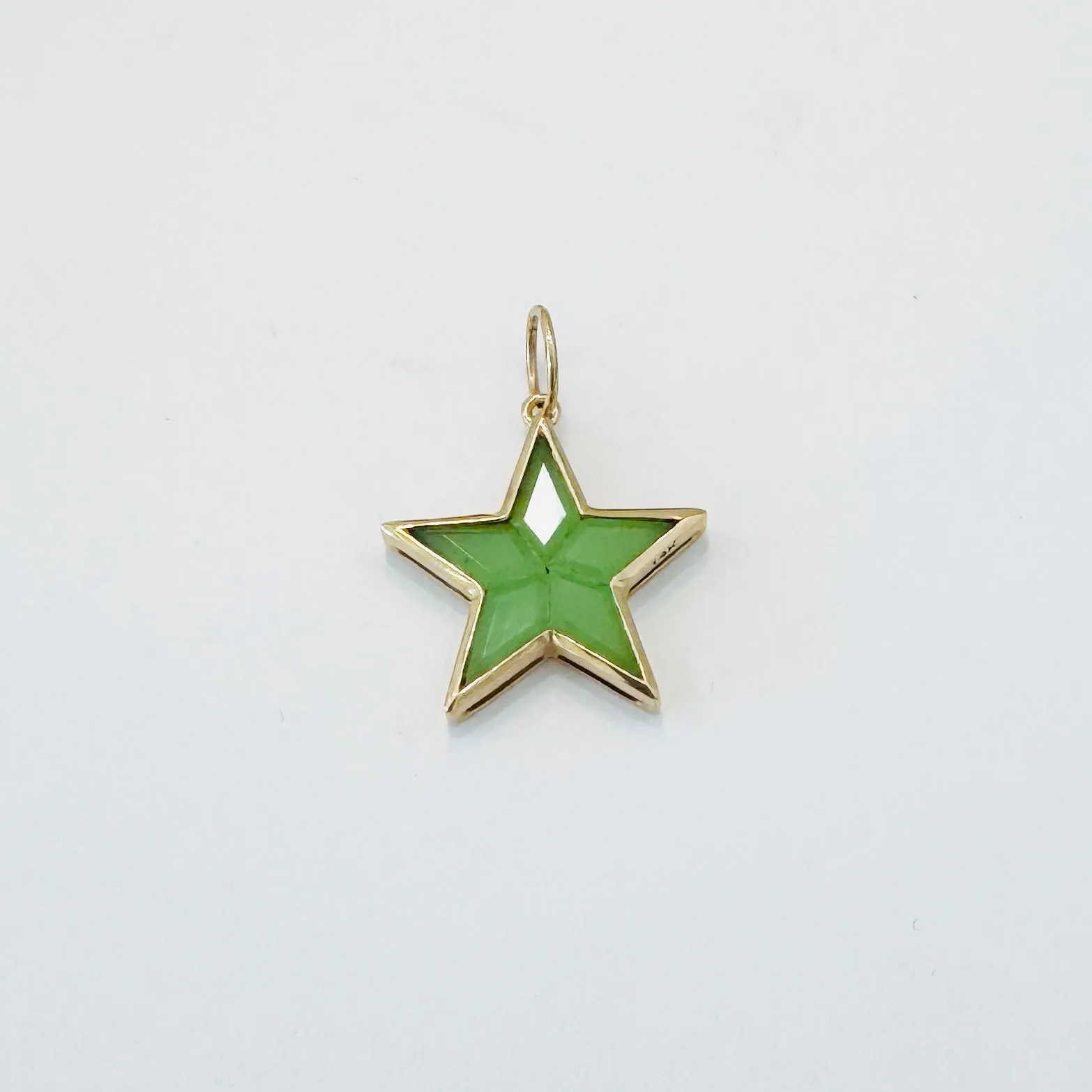 chrysoprase star pendant sold by Theodosia