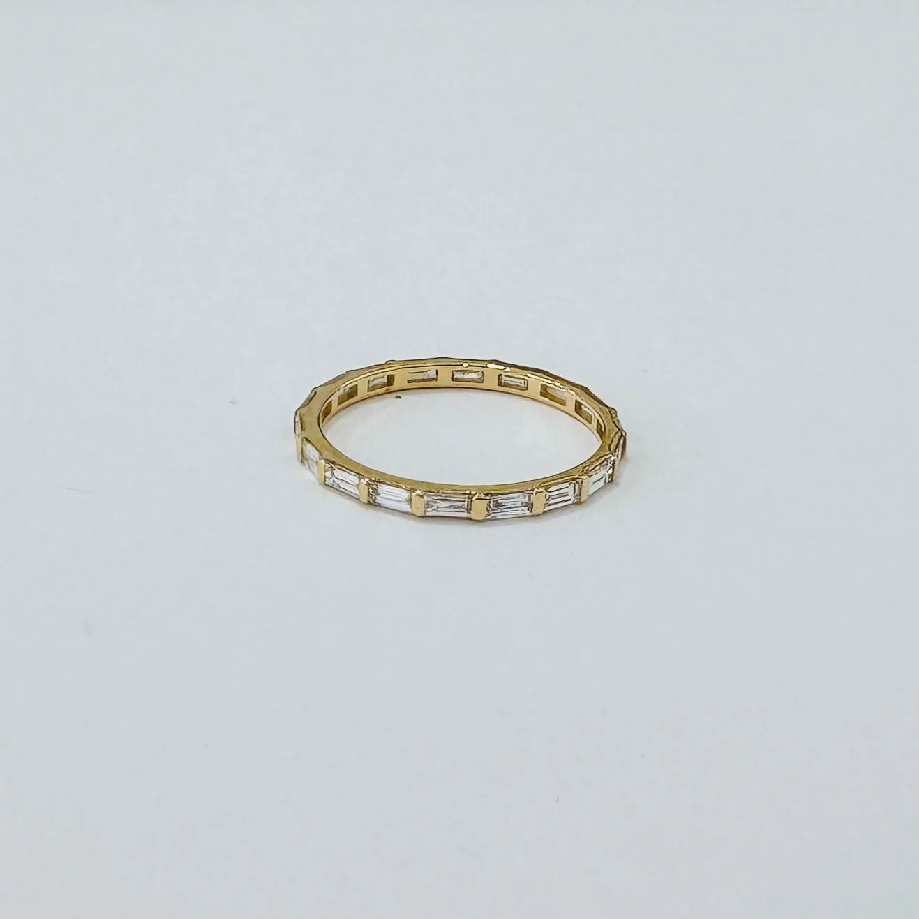 diamond baguette band sold by Theodosia