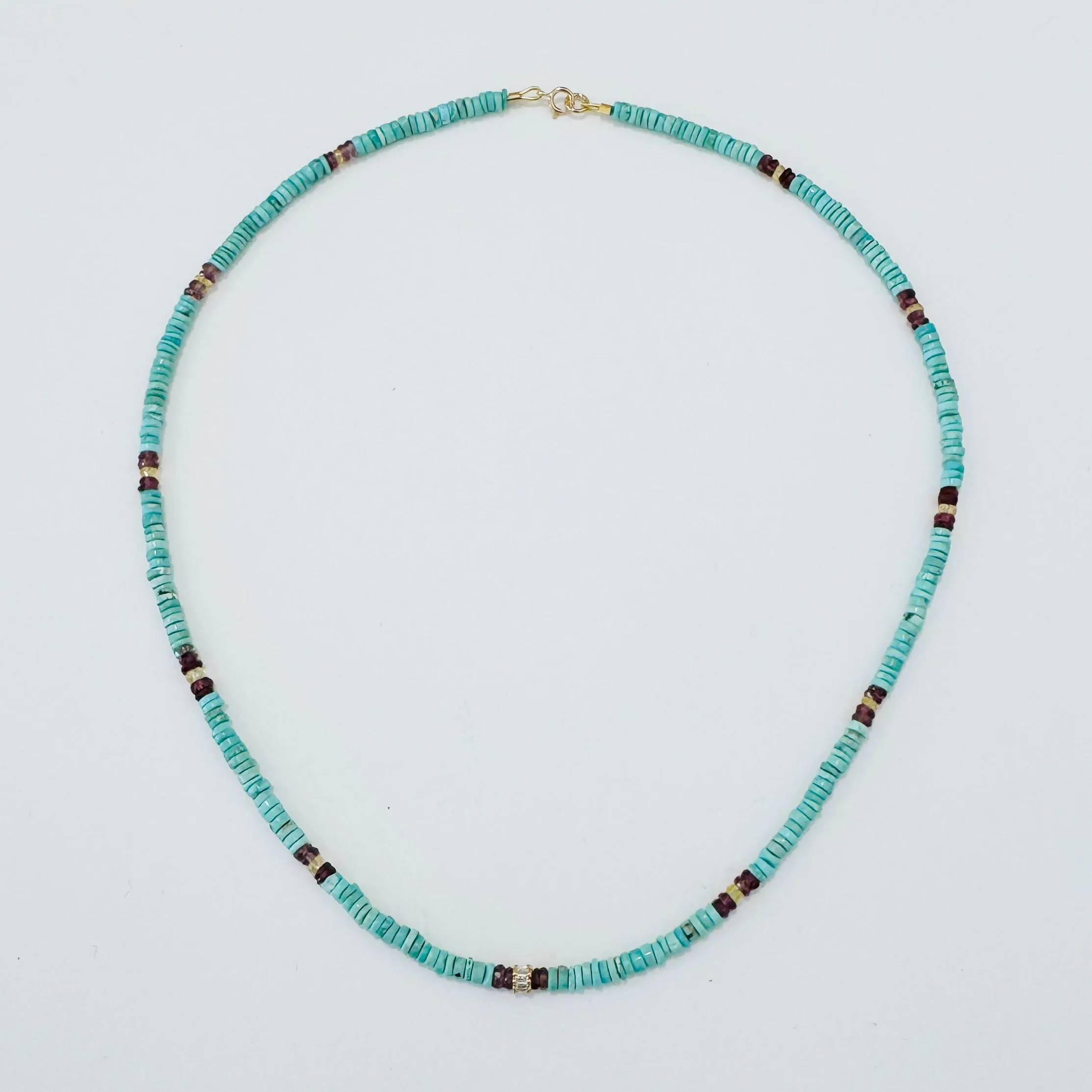 turquoise and sapphire with diamond barrel sold by Theodosia