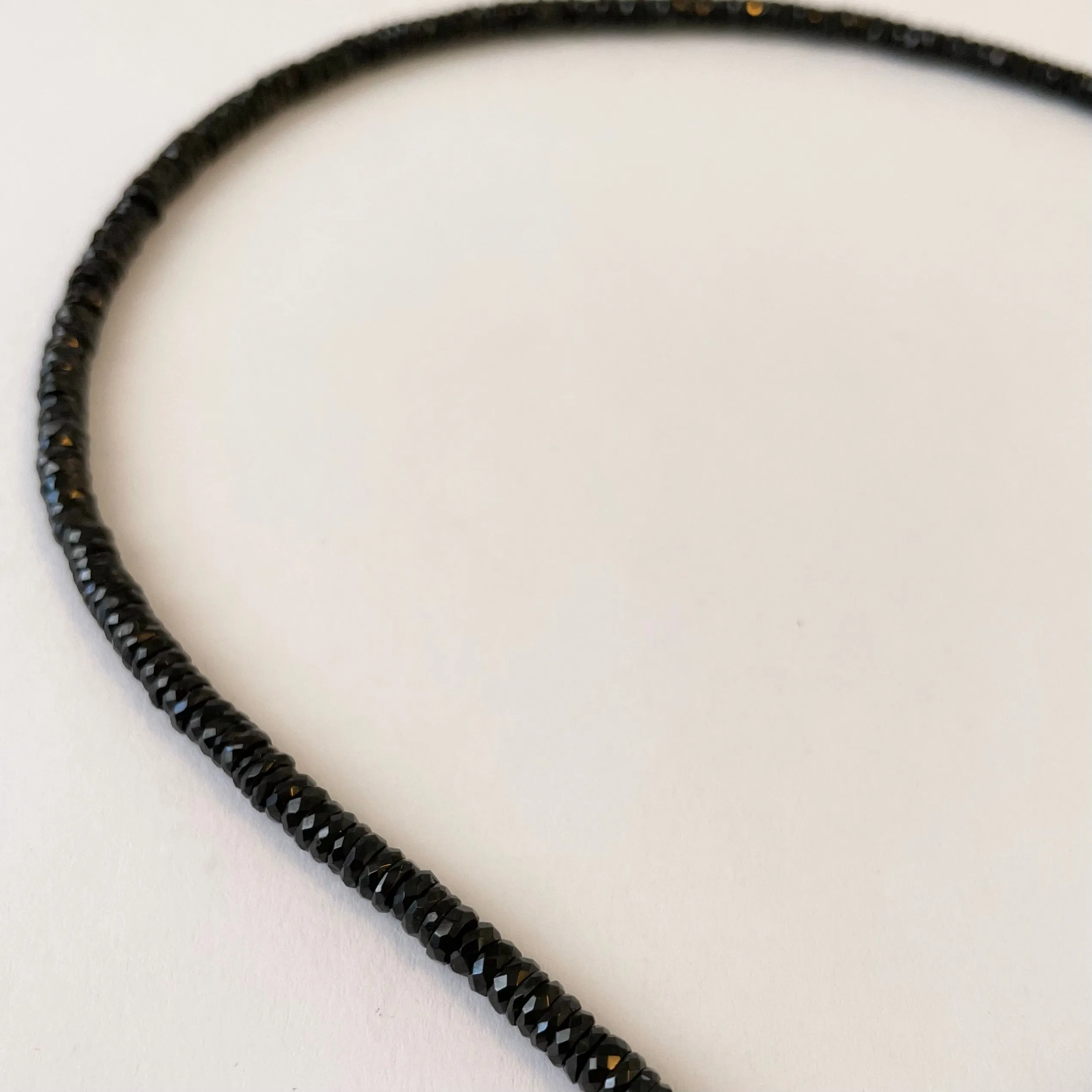 CUSTOMIZABLE black spinel strand sold by Theodosia product image thumbnail 2