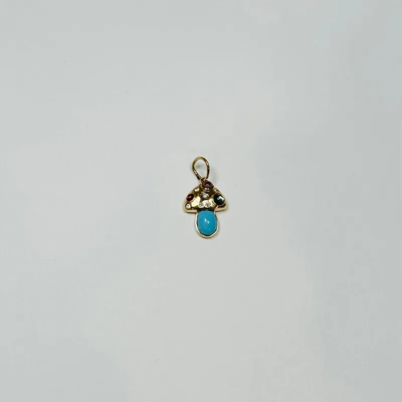 mushroom charm made by Theodosia