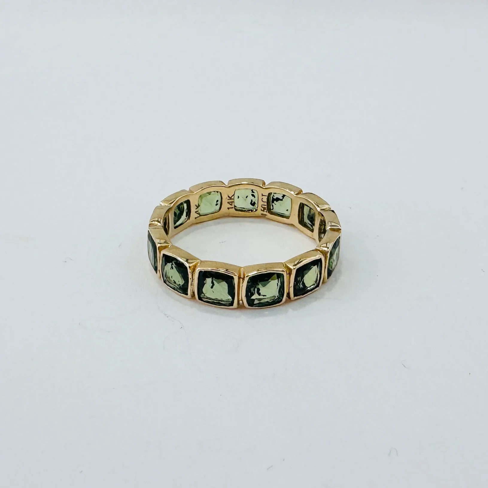 green tourmaline band sold by Theodosia