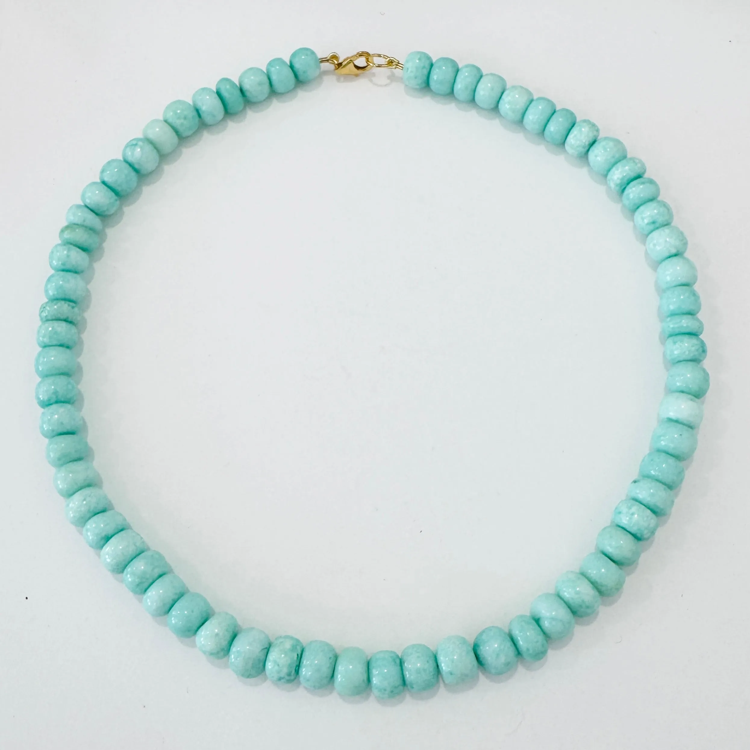 Caribbean waters candy necklace sold by Theodosia