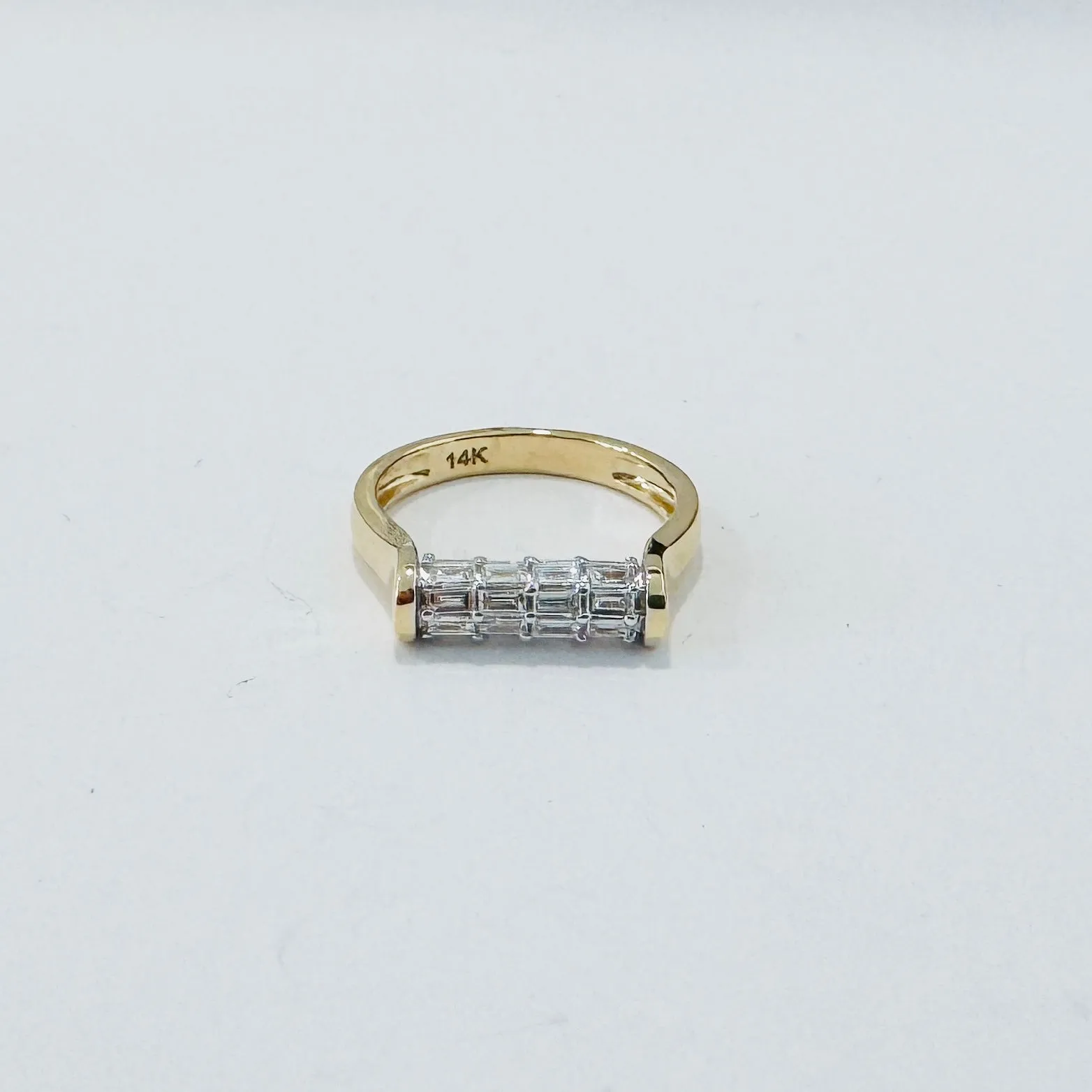 barrel bead pinky ring sold by Theodosia