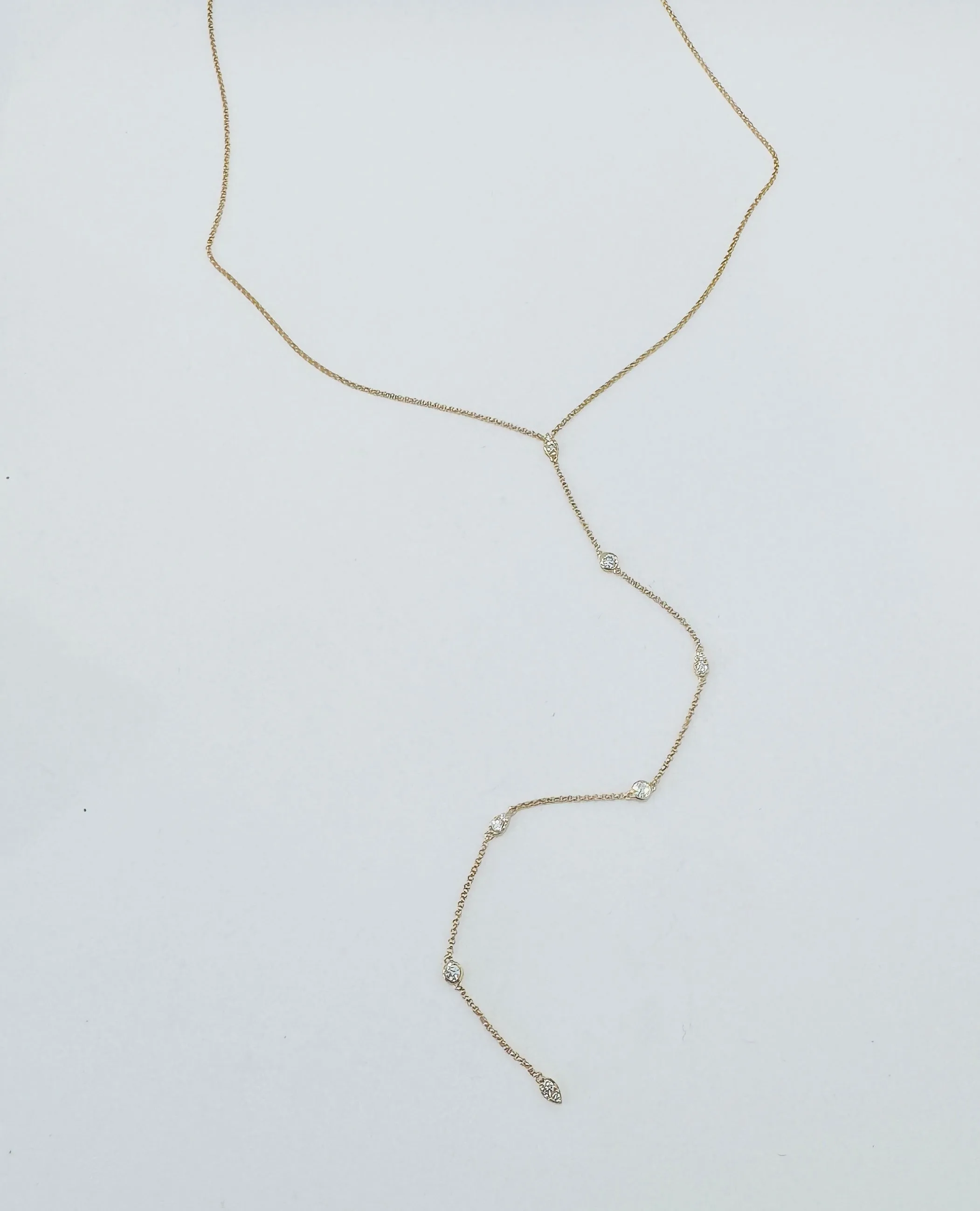 lariat with diamonds sold by Theodosia