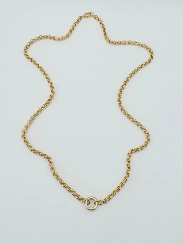 rolo connector chain made by Theodosia