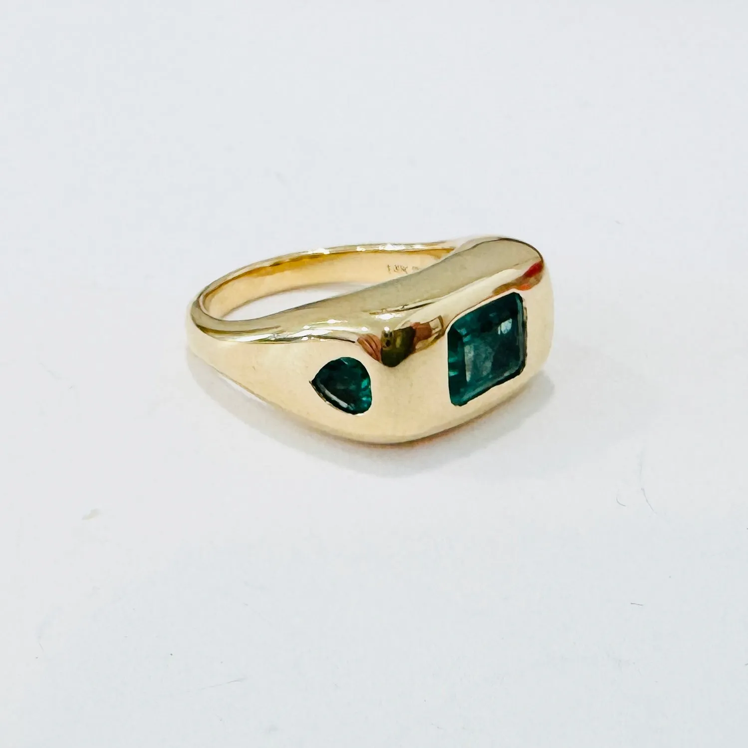emerald dome ring sold by Theodosia