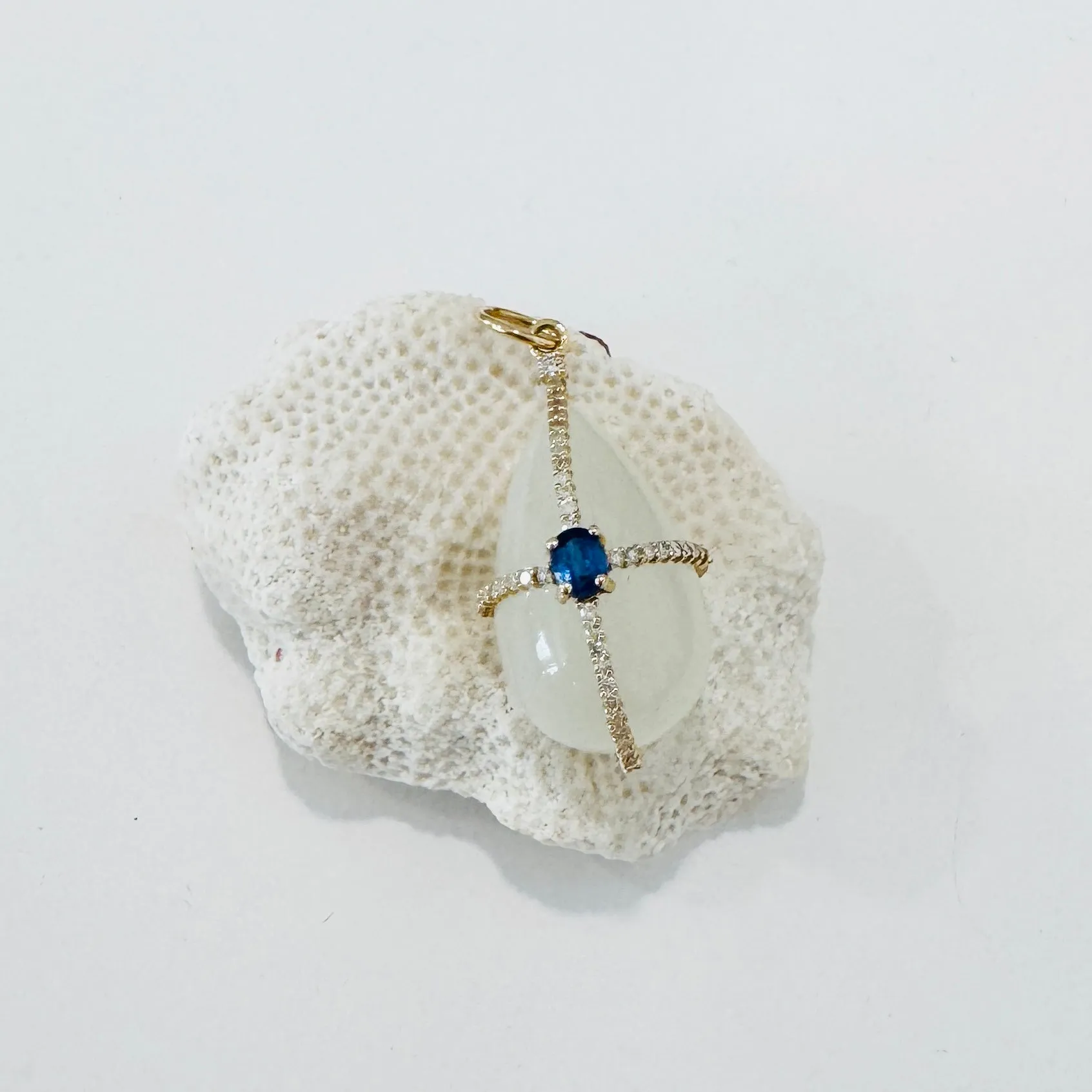 teardrop cage pendant sold by Theodosia product image thumbnail 2