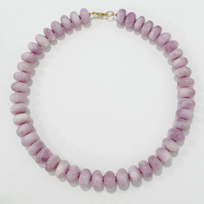 Kunzite collar made by Theodosia