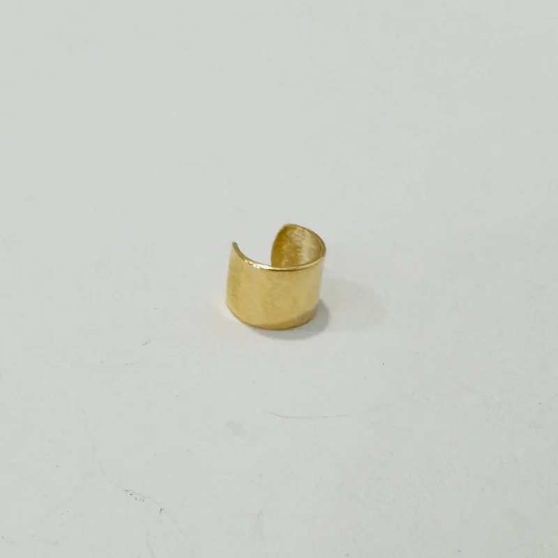 flat gold ear cuff made by Theodosia