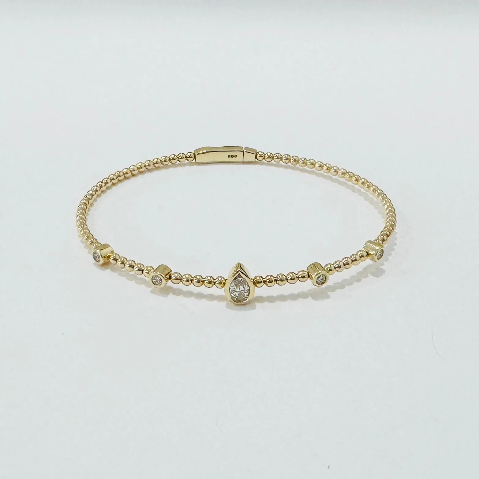 diamond teardrop bubble flex bracelet sold by Theodosia
