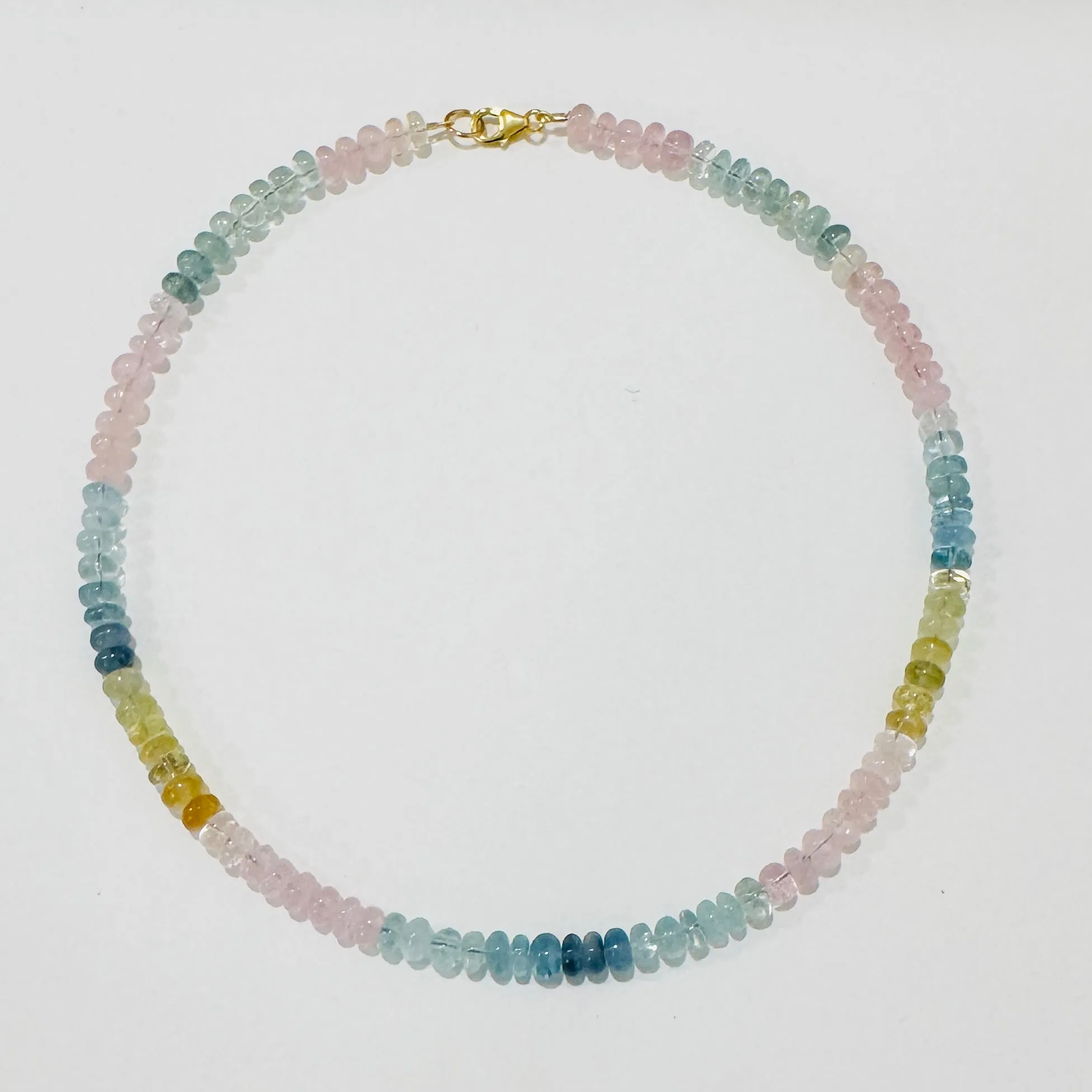 sunset aquamarine necklace sold by Theodosia